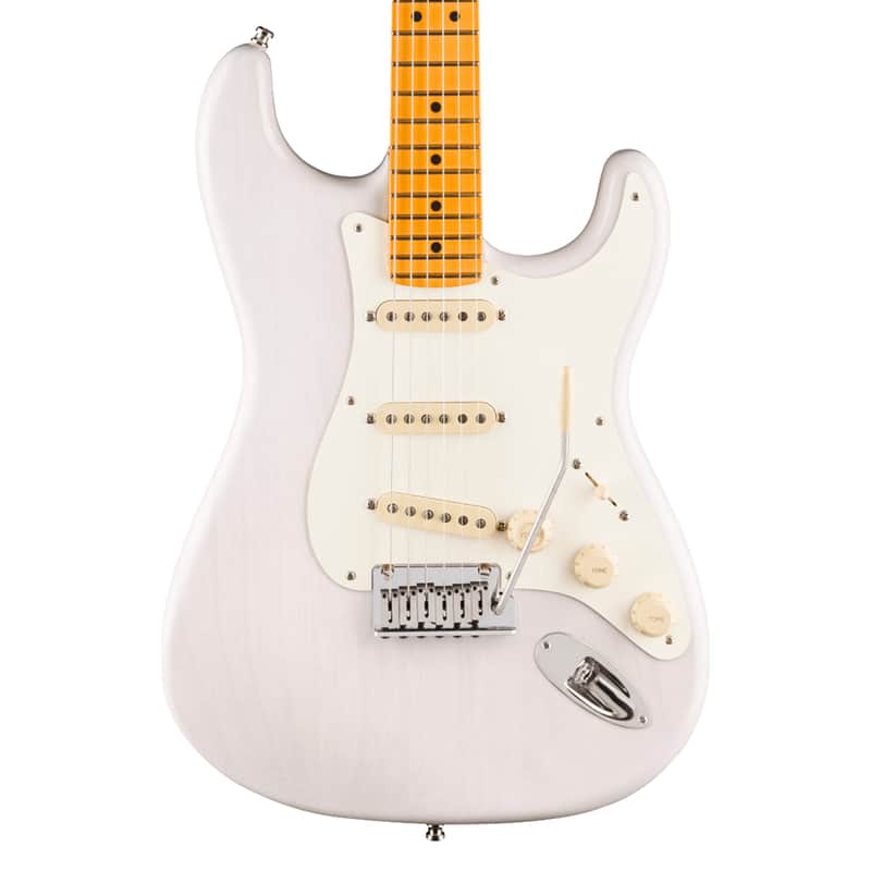 Used Fender American Ultra Luxe '50s Stratocaster - White Blonde w/Maple FB image 1