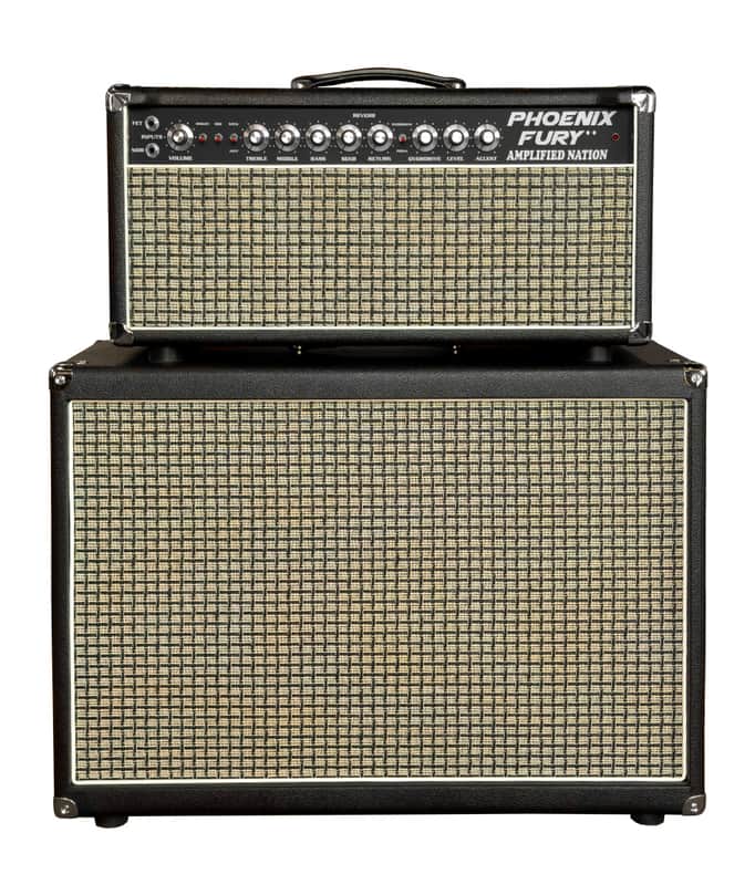 Amplified Nation Phoenix Fury 50-Watt Head and 2x12 Cabinet image 1