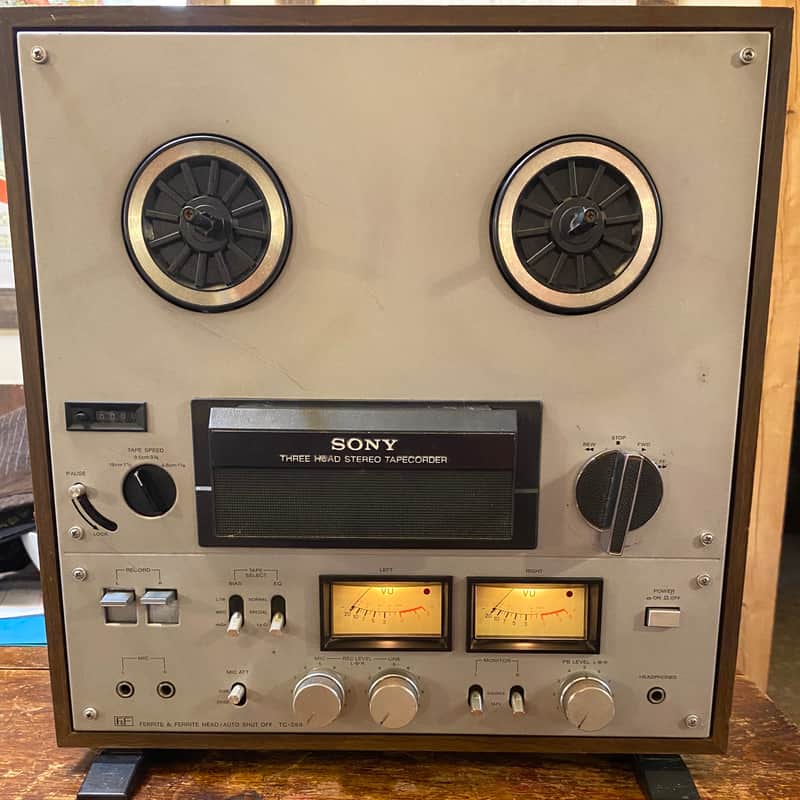 Vintage Sony TC-399 Reel to Reel Tape Machine Untested image 1