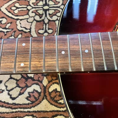 2005 K Yairi SR-2E OOO size Guitar with Under saddle pick up - Cherry Sunburst+Original Hard Case and more image 22