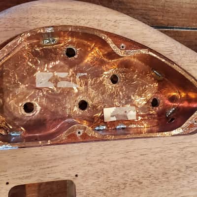 Warmoth G5 Unfinished Bass Body Mahogany w/Flame Maple Top 5 String image 17