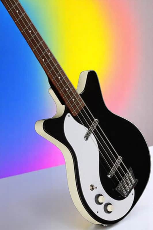 Danelectro 59DC Long Scale Left-Handed Bass â€“ Black | Brand New