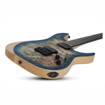 Schecter Reaper-6 Electric Guitar, Satin Sky Burst image 5