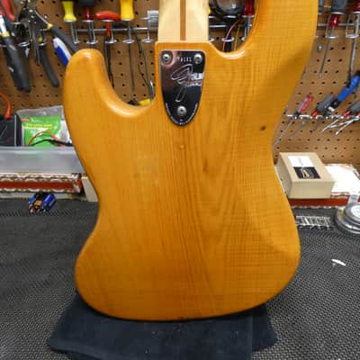 Fender Jazz Bass 1975 - Natural - Ash Body image 11