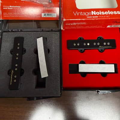 Fender 2 Vintage Noiseless Bridge Pickups in Boxes w/ Mounting Hardware Need Rewound DOA