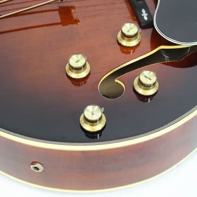 Rare 1982 Epiphone Emperor-F Archtop Electric Guitar Sunburst image 12