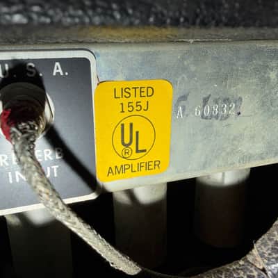 1973 Fender Twin Reverb Silverface image 5