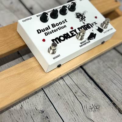 Morley Man FX Dual Boost Distortion V2 - White image 3