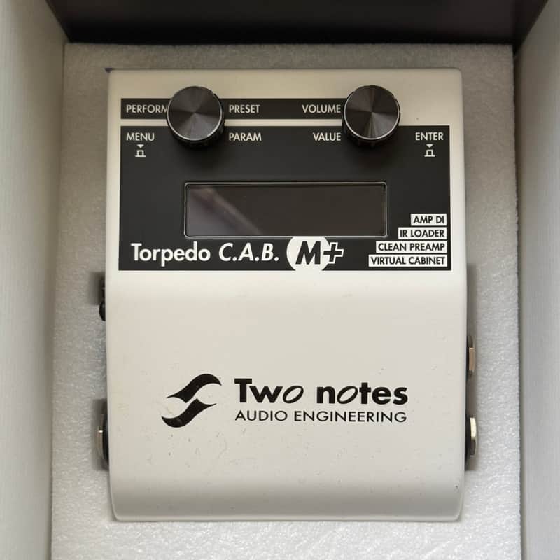 Two Notes | Torpedo C.A.B. M+ | Clean pedal platform & Speaker Simulator image 1