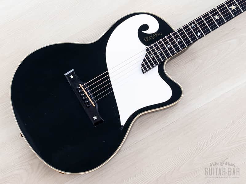 1997 Gibson Chet Atkins SST Ebony Acoustic Electric Steel String Guitar w/ Case image 1