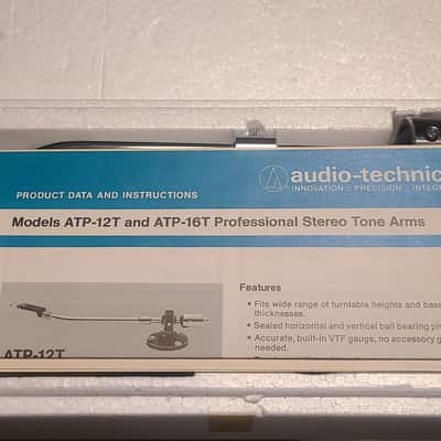 AUDIO TECHNICA ATP-12T PROFESSIONAL TONEARM, BRAND NEW OPEN BOX! NOS image 4