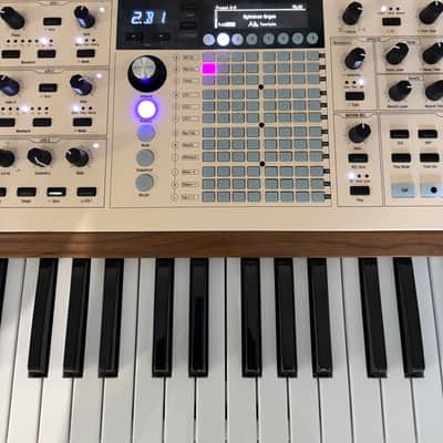 Arturia PolyBrute 12 61-Key Synthesizer 2024 - Present - White with Wood Sides image 2