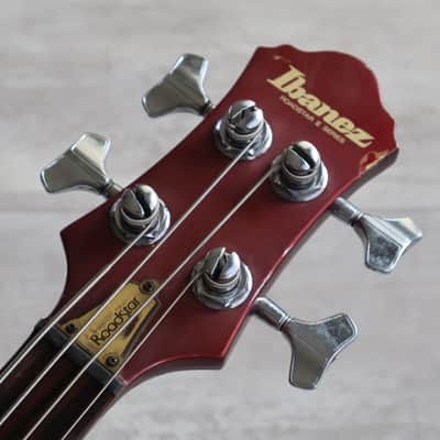 1984 Ibanez Japan RB824 Roadstar II Bass (Fire Red) image 2