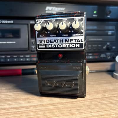 90's DOD Death Metal Distortion FX86B - Black & Red - Great Shape image 1