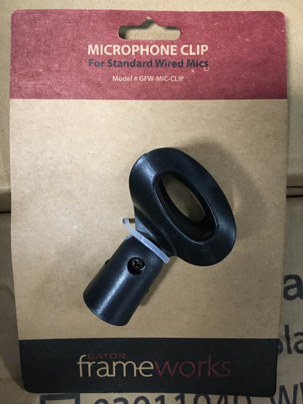 Gator GFW-MIC-CLIP Frameworks Microphone Clip image 1