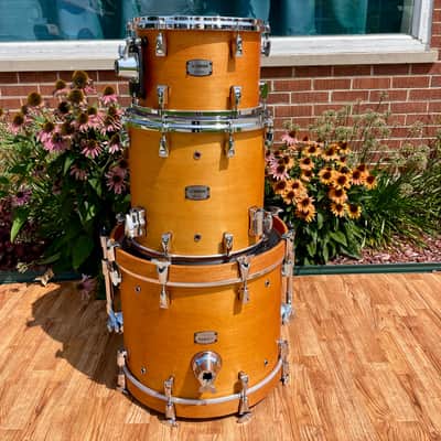 Yamaha Absolute Hybrid Maple Bop Kit Vintage Natural 18/12/14 *Mint!* image 16