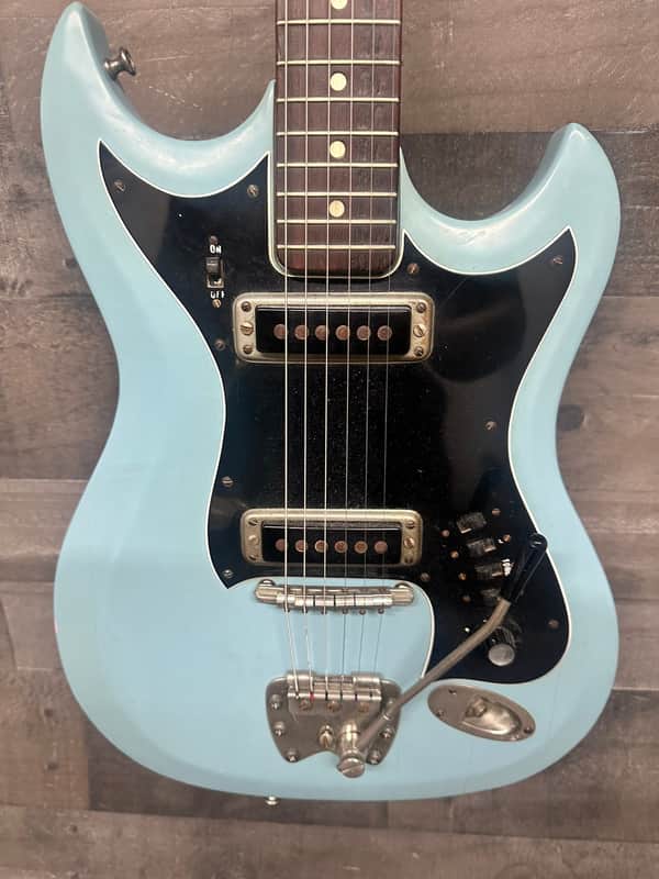 Hagstroom 11 Electric Guitar 1967 Light Blue image 1