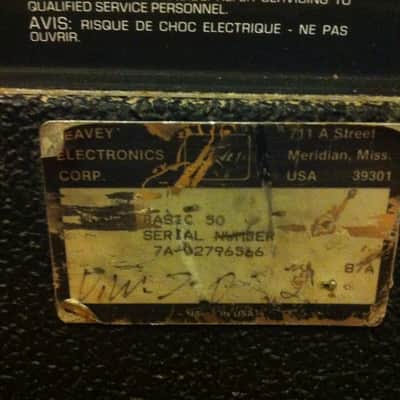 Vintage PEAVEY Basic 50 Bass Amplifier Amp 12" 50W NICE image 10