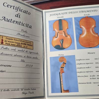 Gliga Vasile Stradivari Viola 17.5" 2003 image 6