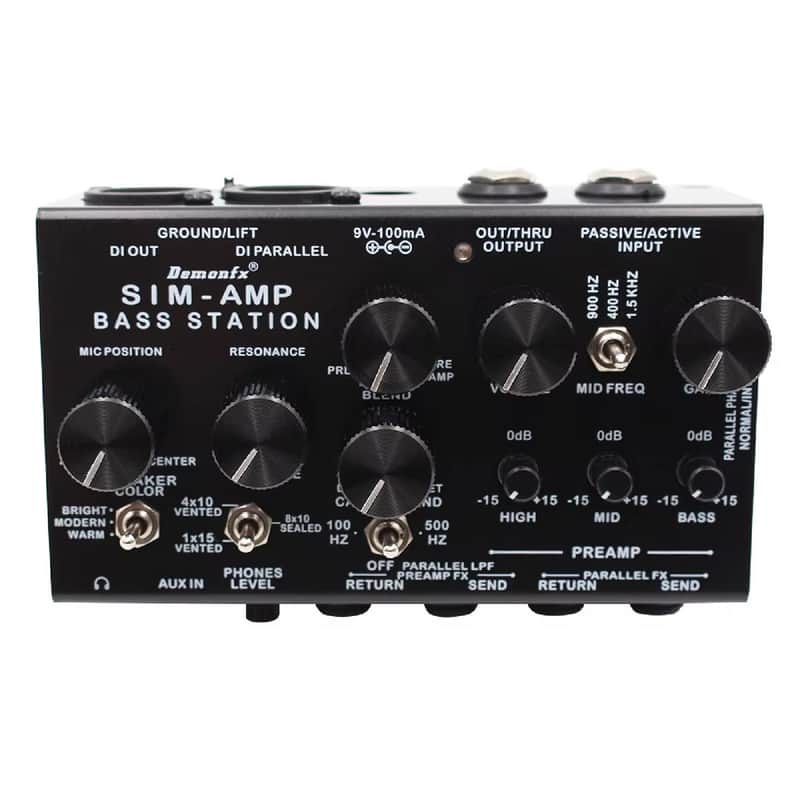 Demonfx SIM-AMP High Quality Simplifier Bass Station Preamp