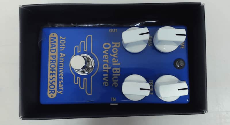 Mad Professor Royal Blue Overdrive 20th Anniversary Limited Edition Pedal image 1