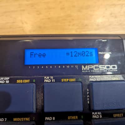Akai MPC 500 - expanded w/ pads RAM, CF card image 2