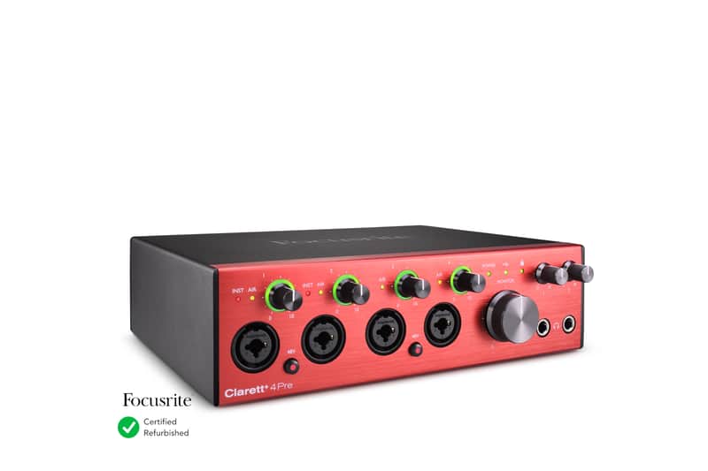 Focusrite Clarett+ 4Pre - Refurbished image 1