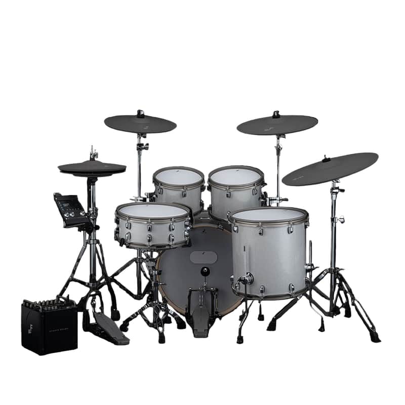 EFNOTE PRO 701 Traditional Electronic Drum Set White Sparkle image 1