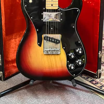 1974 Fender Telecaster Custom with Maple Fretboard - Sunburst image 2