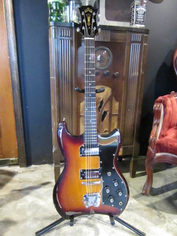 1964 Guild S-100 Polara  Kickstand Sunburst image 1
