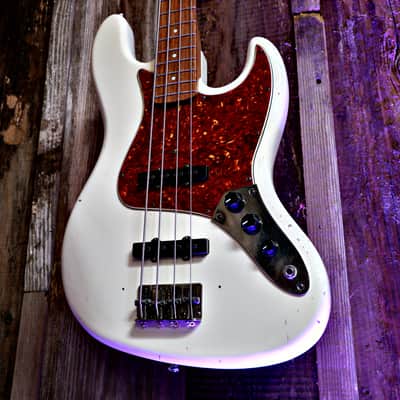 Keith Holland J Bass-ANS #1315 - Vintage White image 22