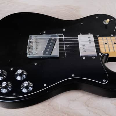 Fender CTC-55M Telecaster Custom Reissue MIJ 1984 Black TC-72 Vintage Japan Fujigen w/ Bag image 4