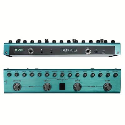 M-vave Tank-G Rechargeable Multi Effects Pedal 36 Presets,9 Preamp Slot,3-Band EQ,8 IR Cab Slot,3 Modulation/Delay/Reverb Effect,price include the import duty to US buyer image 5