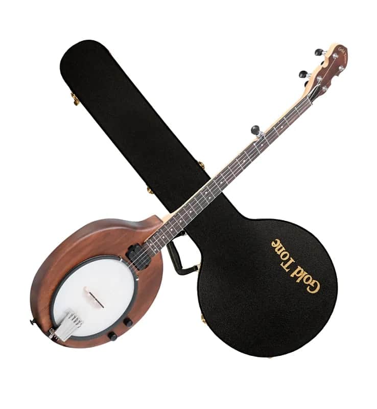Gold Tone EB-5 Solid Body Mahogany Top Maple Neck 5-String Electric Banjo with Hard Case image 1