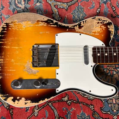 Fender Custom Shop '60 Heavy Relic Telecaster Custom 2011 Sunburst image 4