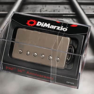 DiMarzio Regular Spaced PAF 36th Anniversary NECK Humbucker Pickup Aged Nickel