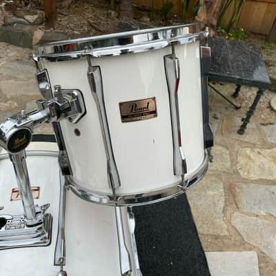 Pearl MLX Maple White 4pc Drum Set Kit owned by James Kottak Ex Scorpions !!! image 4