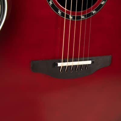 Ovation E-Acoustic 6 String Guitar Standard Balladeer Deep Contour Cutaway Cherry Cherry Burst OV551.103 image 4