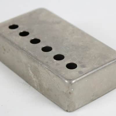 Vintage Gibson Les Paul Standard/Custom 1950s Reissue Pickup COVER ~Nickel~ Aged RELIC image 3