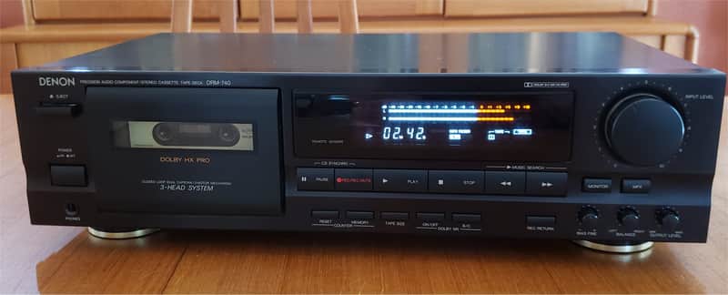 Denon DRM-740 Cassette Tape Deck, 3 Head and 3 Motors - Audiophile - Near Mint! image 1
