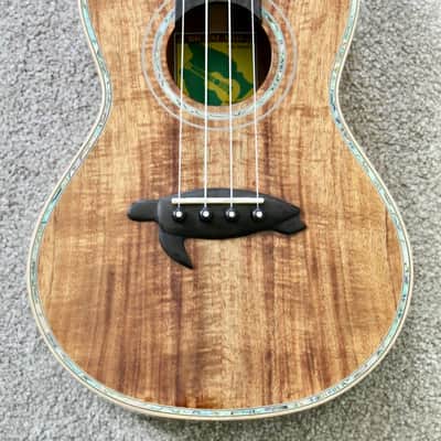 Big Island Ukulele Co Solid Golden Koa Concert Ukulele KX-CTG  W/ Carrying Case image 3