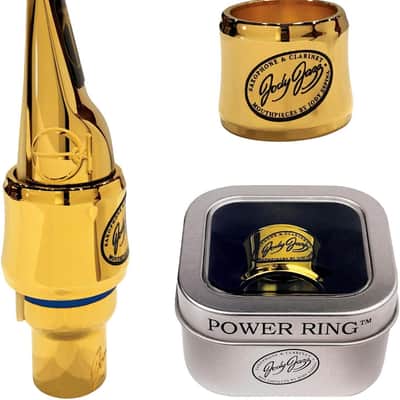 JodyJazz MA1 Gold Power Ring Ligature for Select Alto Mouthpieces image 1
