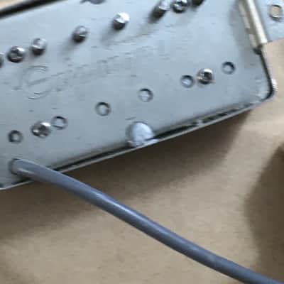 2 Vintage Pro-Bucker Epiphone USA Gibson Les Paul Humbucker Pickups Neck Bridge! image 7