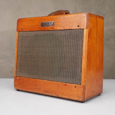 1954 Fender 5D3 Wide Panel Tweed Deluxe 1x12 Combo Amplifier #58997 image 7
