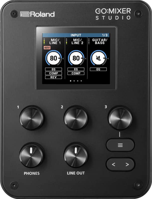 Roland GO:MIXER STUDIO Portable Audio Interface image 1