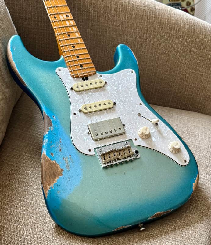 Friedman Vintage S 2025 - Heavy Relic Turquoise Sparkle image 1