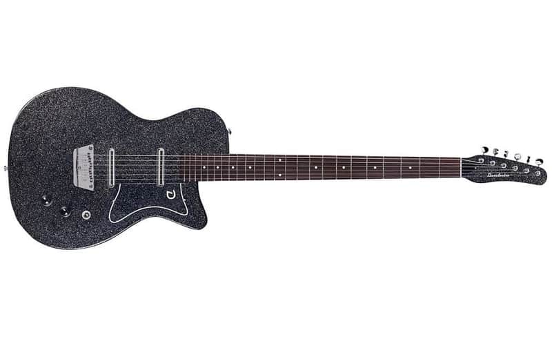 Danelectro 56 Baritone Black Metal Flake image 1