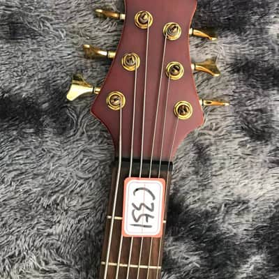 Handmade Custom 6 String Bass Guitar, Maple Neck and Rosewood Fingerboard image 6