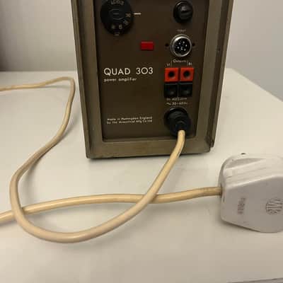 Vintage Quad 303 Power Amplifier & Plug image 6