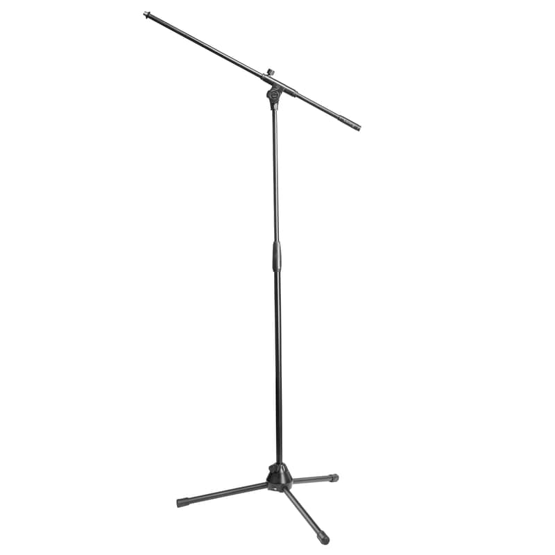 Gravity GTMS4321B DJ Pro Audio Tripod Microphone Stand w Standard Boom Arm image 1